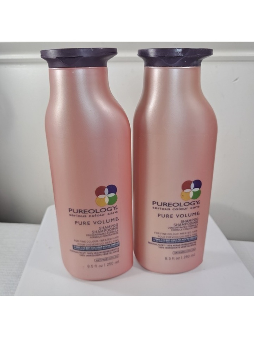 Pureology Pure Volume Shampoo 8.5 Fl Oz fine color treated hair colour care